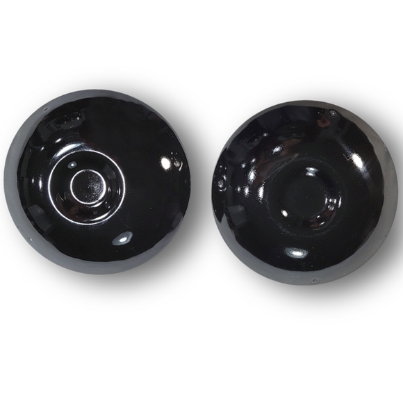 Rare Vintage Pagnossin Treviso Italy Black Espresso/Demitasse Cups & Saucers Set - Picture 9 of 13